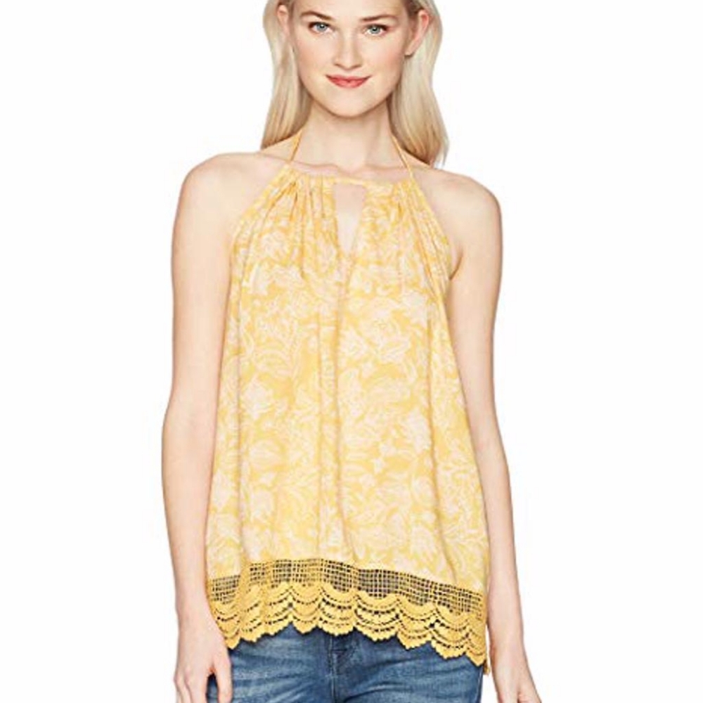 Nwt roxy light and breezy halter top size xs